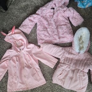 2t 3t girls toddler winter coat bundle
